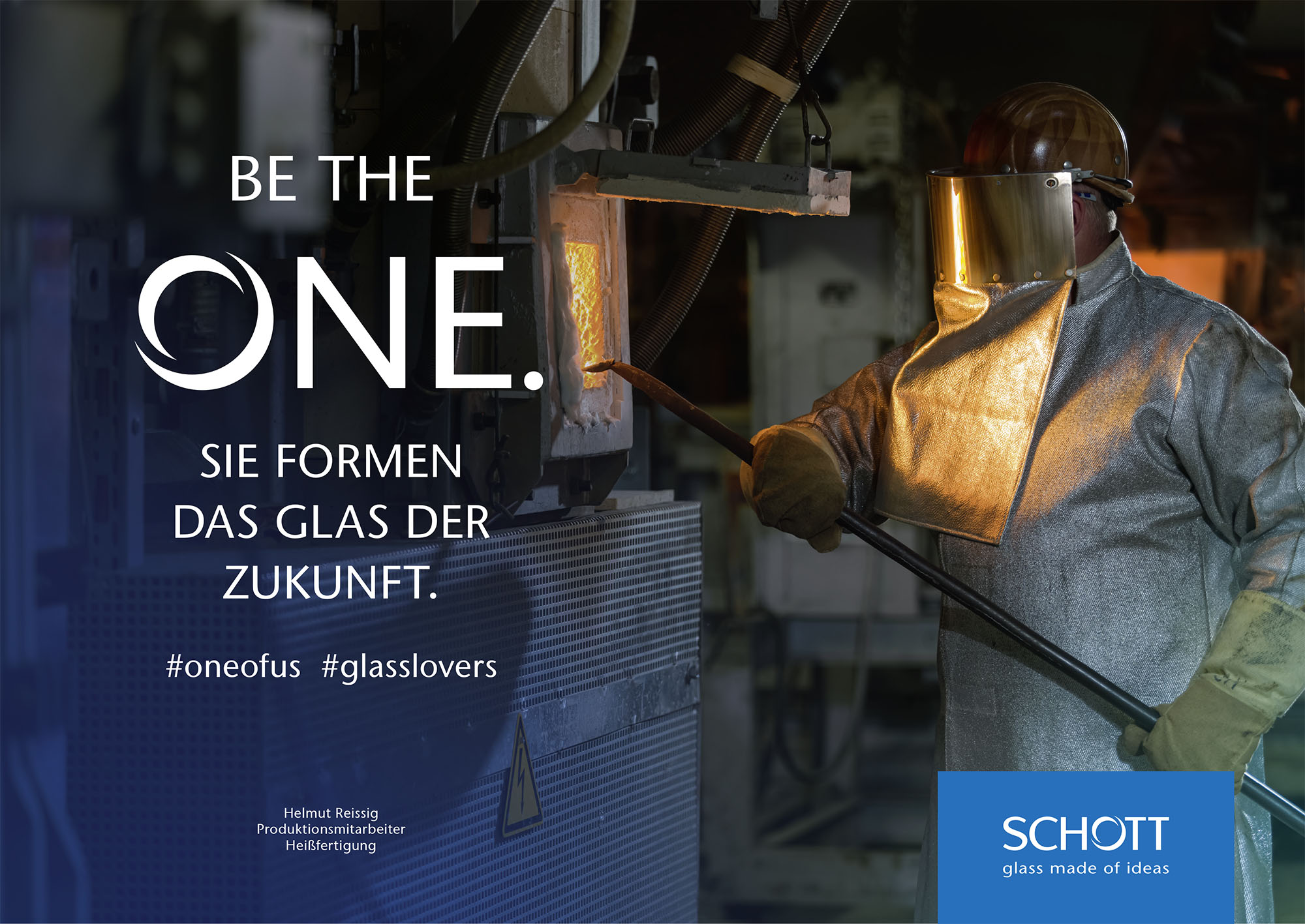 Fotoshooting der aktuellen Recruiting Werbekampagne für die Schott AG