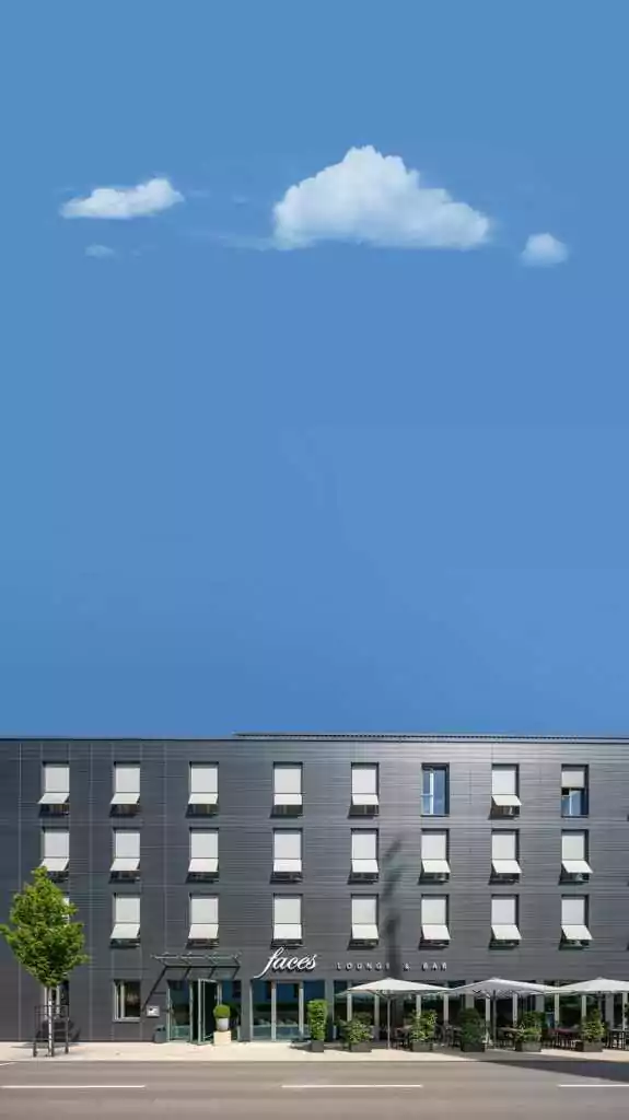 architekturfotografie eines hotels in stockach