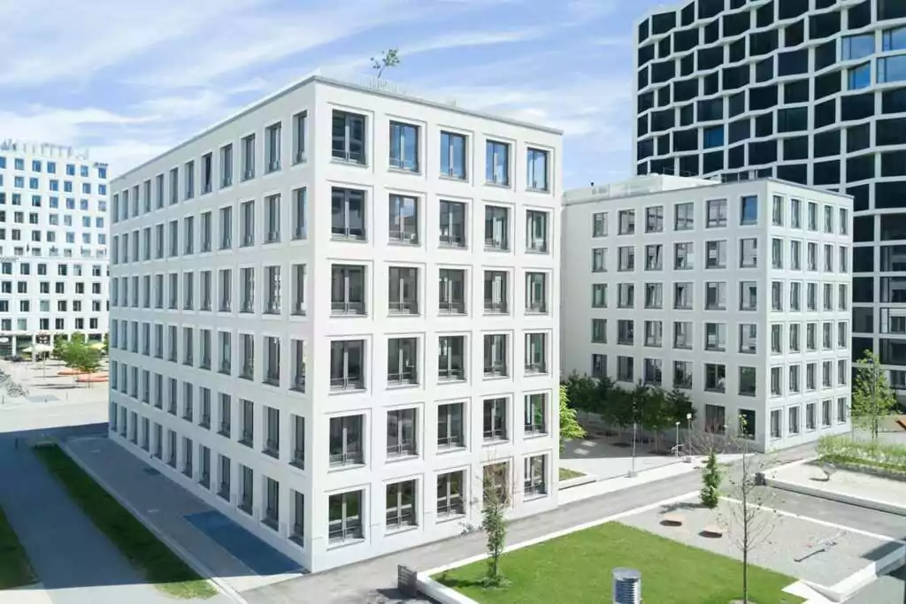 architekturfotografie bundesweit - hier ein Foto eines Gebäudes in München.