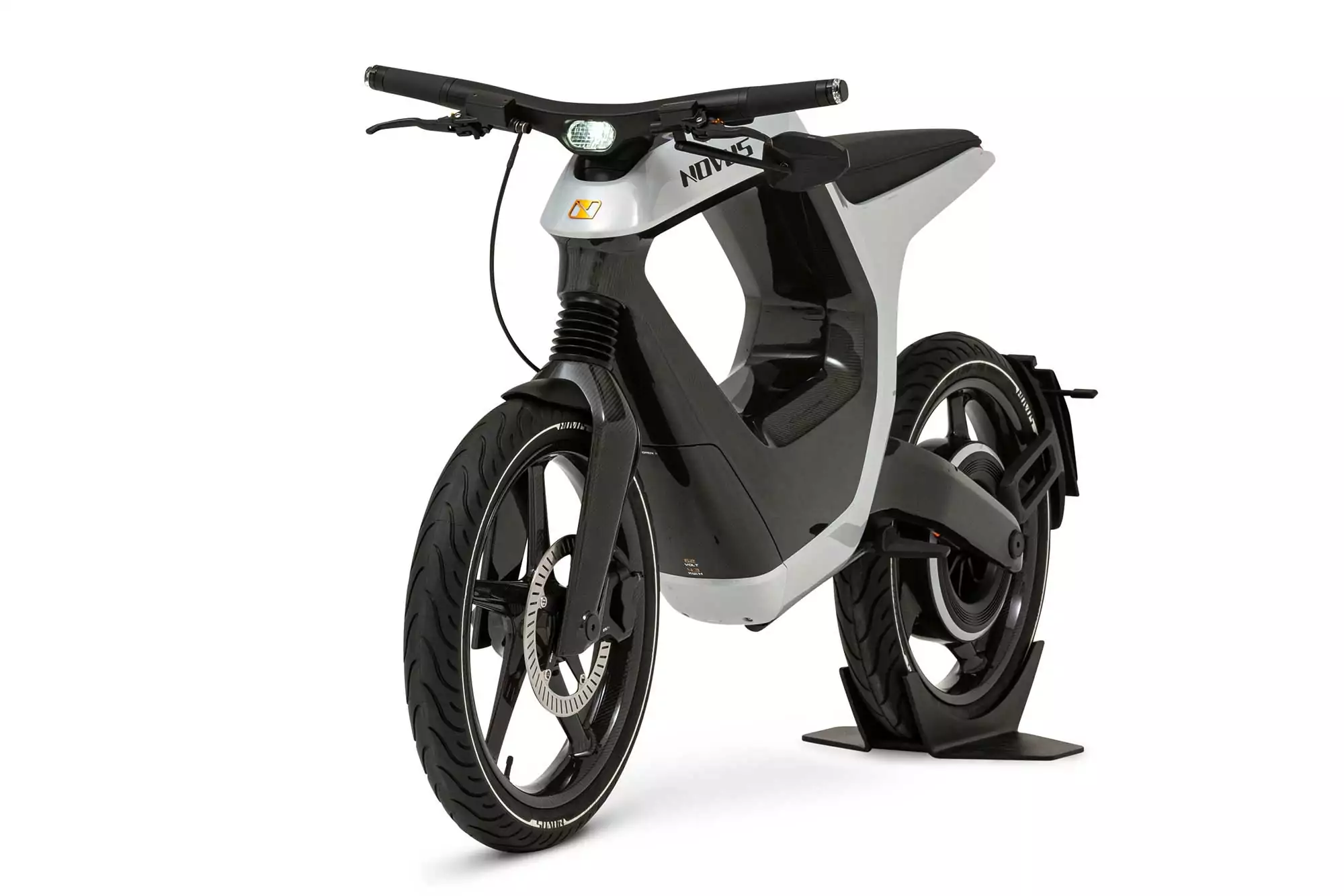 360 Grad Fotografie von einem elektro motorrad